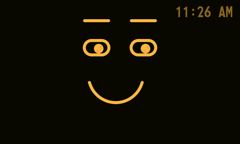 Harmon smiling on the XPOS display